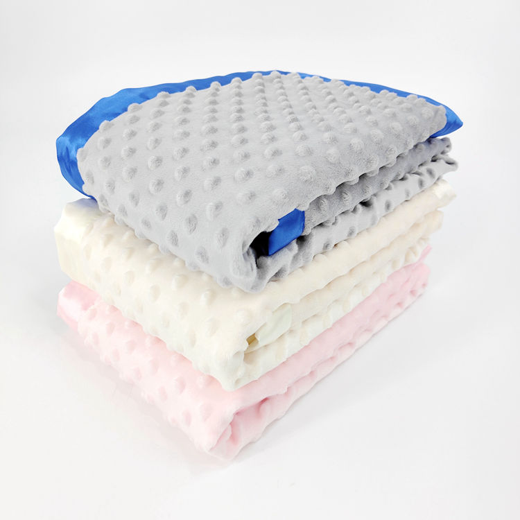 Bubble Fleece & PV Backing Cozy Throw Blanket